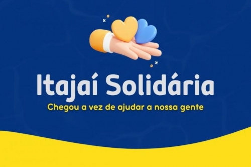 Campanha Itajaí Solidária vai arrecadar donativos em prol das famílias atingidas pelas inundações  