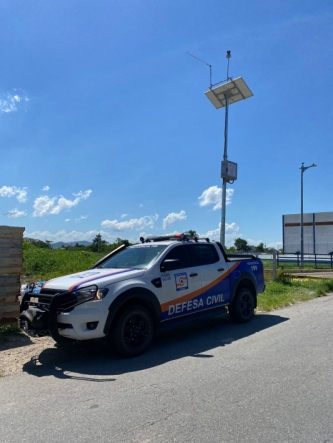 Defesa Civil de Itajaí instala novo ponto de telemetria na região da Murta 