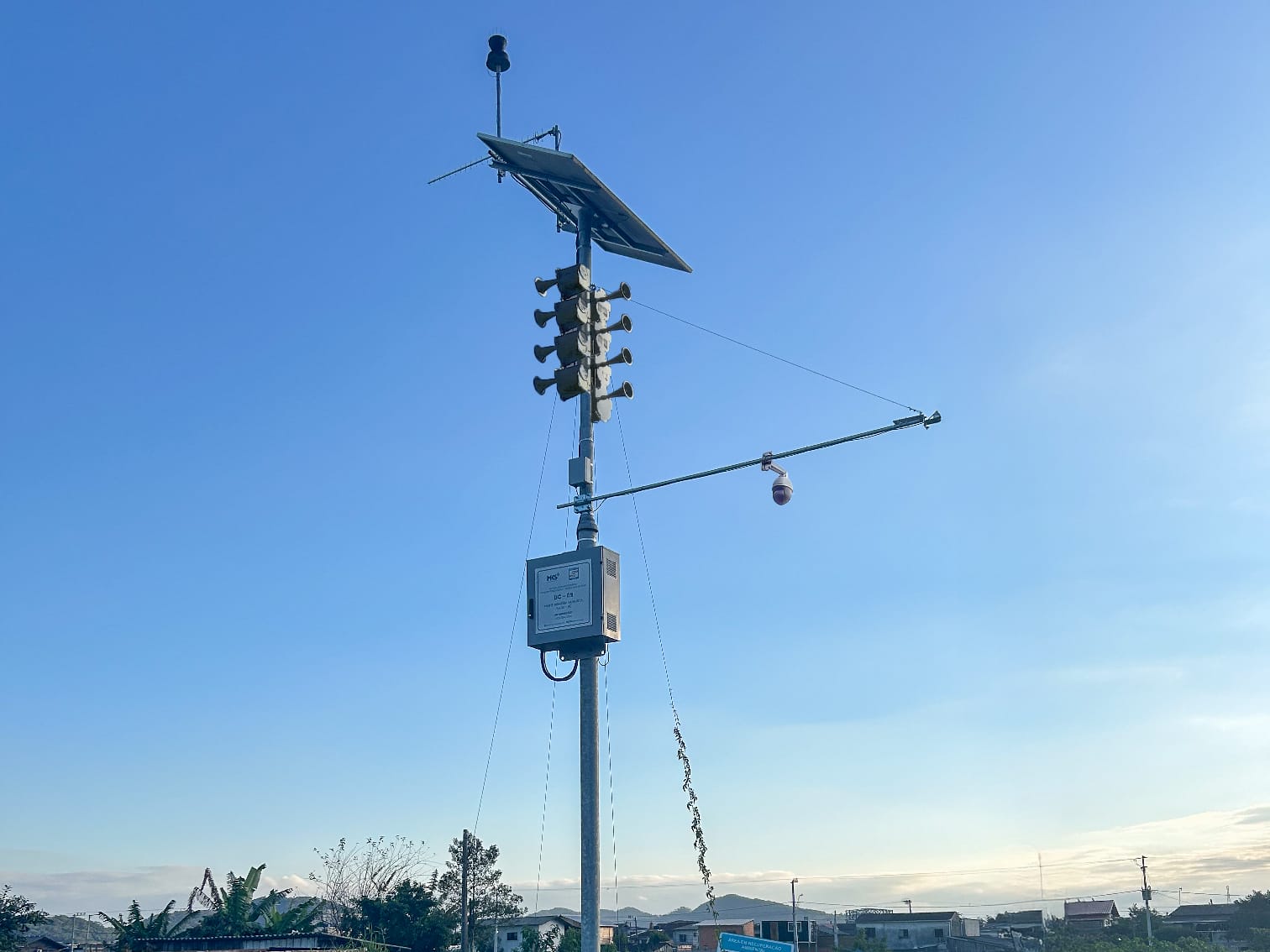 Defesa Civil de Itajaí amplia sistema de monitoramento com novas estações de telemetria Defesa Civil de Itajaí amplia sistema de monitoramento com novas estações de telemetria