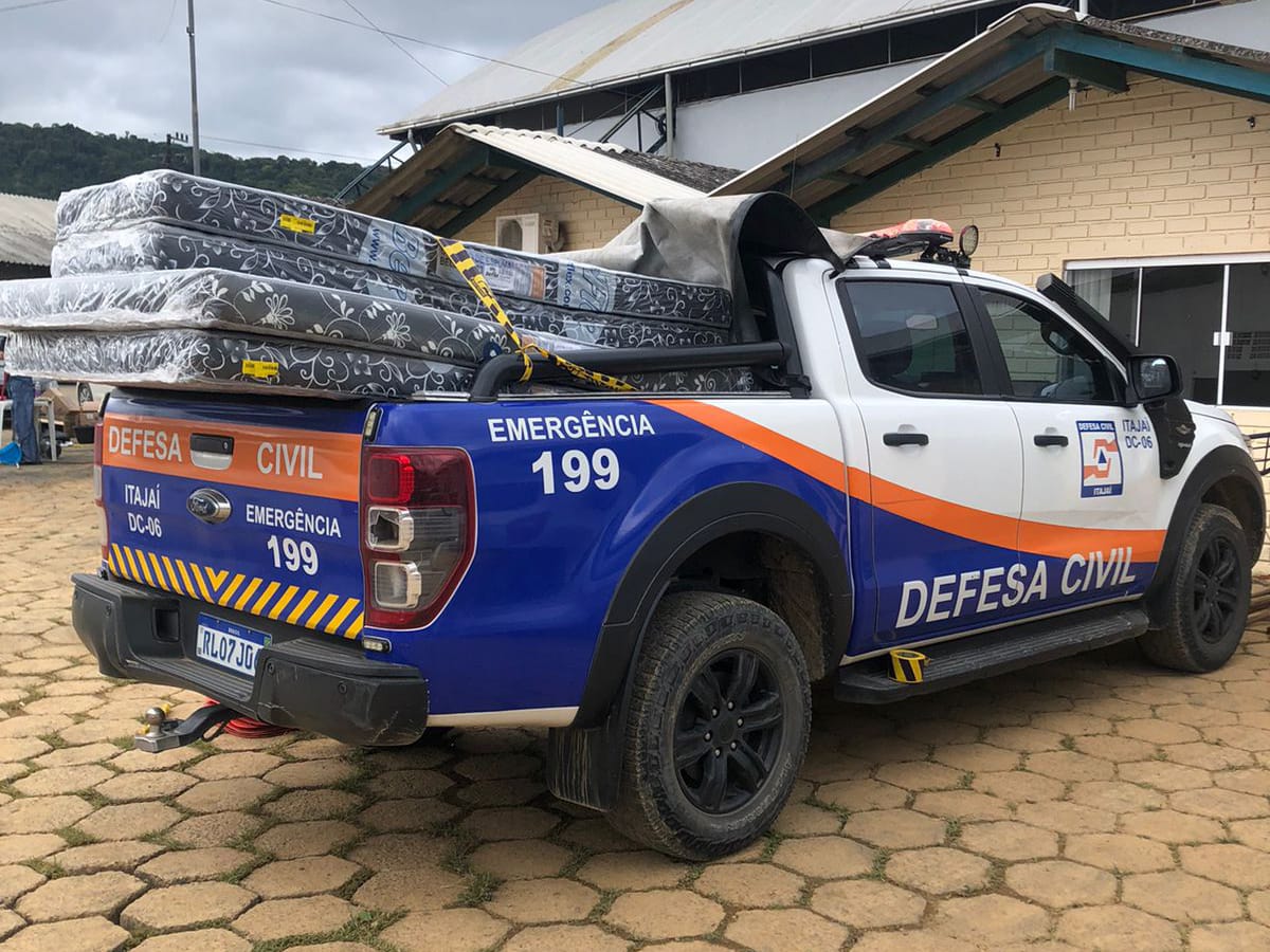 Itajaí reforça apoio a Luiz Alves e município mantém apenas doações via PIX