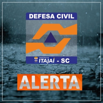 Defesa Civil de Itajaí alerta para alto risco de inundações graduais a partir desta sexta-feira (06)