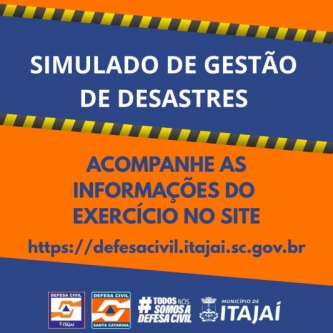 Simulado de Inundação em Itajaí: seja parte da solução em Casos de Emergência