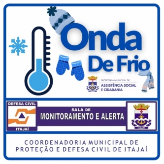MASSA DE AR FRIO PROVOCA QUEDA DE TEMPERATURA EM ITAJAÍ