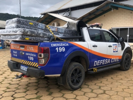 Itajaí reforça apoio a Luiz Alves e município mantém apenas doações via PIX
