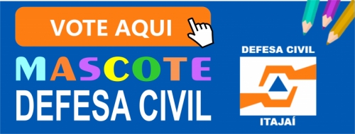 Agora é sua vez de votar e decidir qual Mascote vai representar a da Defesa Civil de Itajaí.